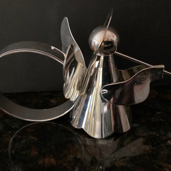Set of 4 Silverplate Angel Napkin Rings/NEW IN BOX! - Picture 2 of 2